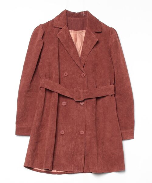 FREE STYLISTS(フリー スタイリスト)の「YUGA_YGMC Corduroy double button dress(ワンピース・レディース・ブラウン/ブラック・FREE)」の15枚目の写真