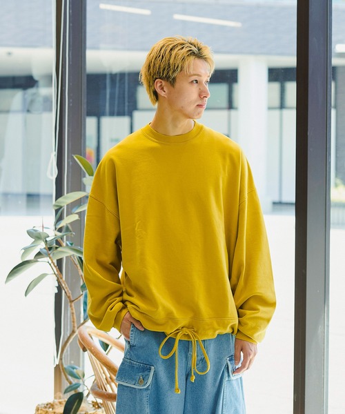 REMI RELIEF SP加工 裏毛アウトドアBIGサイズクルー RN6014SDN