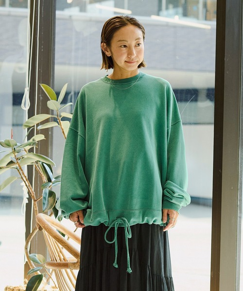 REMI RELIEF SP加工 裏毛アウトドアBIGサイズクルー RN6014SDN