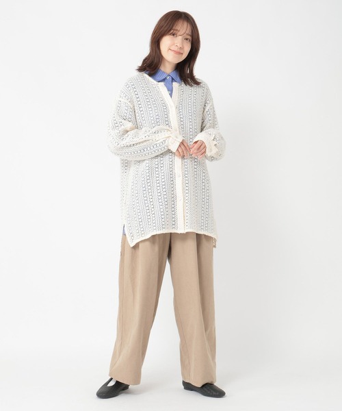 studio CLIP（スタディオクリップ）の「《days》レースアソートノーカラーシャツ（シャツ/ブラウス・レディース・ホワイト/アイボリー/その他1・FREE）」の15枚目の写真