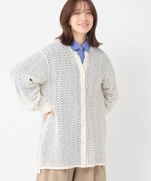 studio CLIP（スタディオクリップ）の「《days》レースアソートノーカラーシャツ（シャツ/ブラウス・レディース・ホワイト/アイボリー/その他1・FREE）」の19枚目の写真