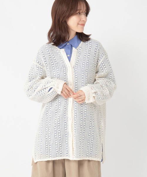 studio CLIP（スタディオクリップ）の「《days》レースアソートノーカラーシャツ（シャツ/ブラウス・レディース・ホワイト/アイボリー/その他1・FREE）」の17枚目の写真