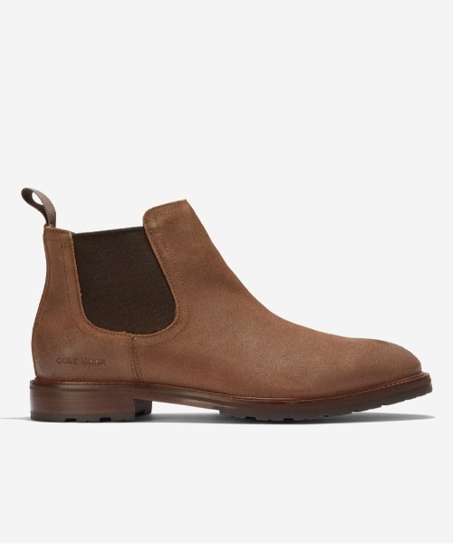 COLE HAAN(コールハーン)の「バークシャー ラグ チェルシー ブーツ mens(ブーツ・メンズ・ブラウン・8.5/9/9.5/10/7.5/8/7)」の1枚目の写真