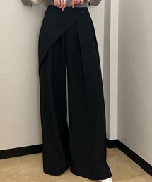 ラップ風パンツ パンツ レディース 冬 秋 ハイウエスト