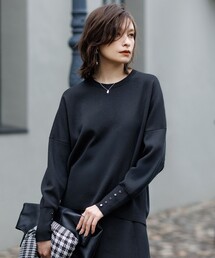 ダブルフェイス」に該当するレディースのニット/セーターファッション