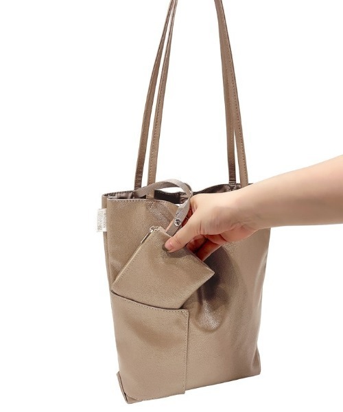 ROOTOTE(ルートート)の「LT.アーキャトル_ルーパンセーA(トートバッグ・レディース・グレー系その他/シルバー/ゴールド系その他/ベージュ/バーガンディー/ブラック・FREE)」の9枚目の写真