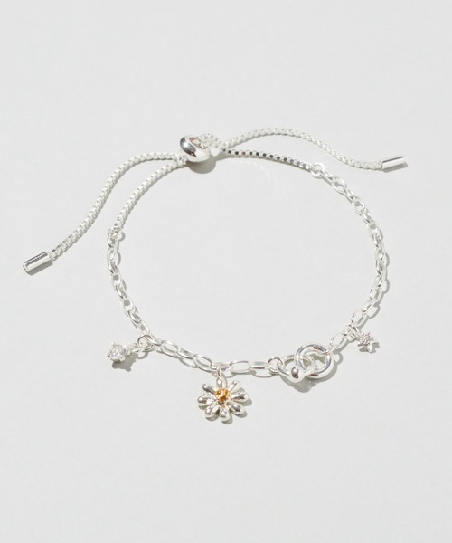 GOLDY(ゴールディ)の「リトル ブルーム ブレスレット(ブレスレット・レディース・シルバー/ゴールド/シルバー×ゴールド・FREE)」の4枚目の写真