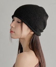 UNE MANSION | ルーズニットバックシャーリングビーニー(ニットキャップ/ビーニー)