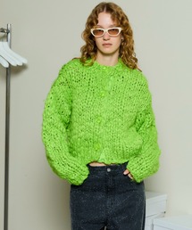 MAISON SPECIAL ライトグリーン ニットセーター MAISON SPECIAL｜メゾン スペシャルのニット/セーター（グリーン