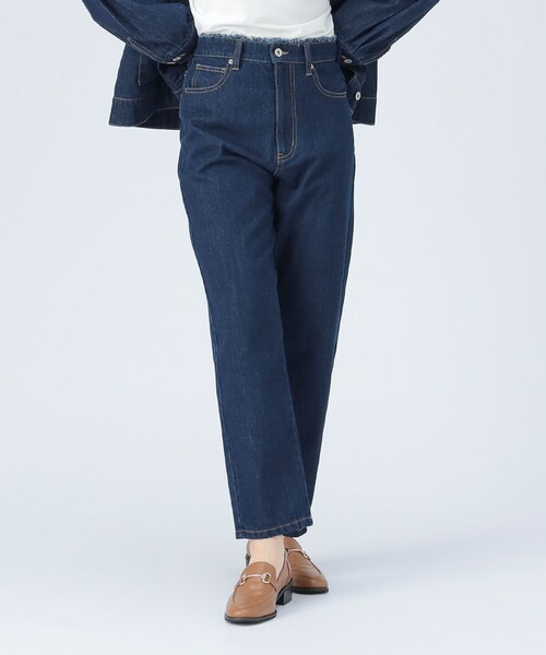 BEAMS HEART（ビームスハート）の「デニム テーパードパンツ（デニムパンツ・レディース・ネイビー/ブラック/ナチュラル・SMALL/MEDIUM）」の20枚目の写真