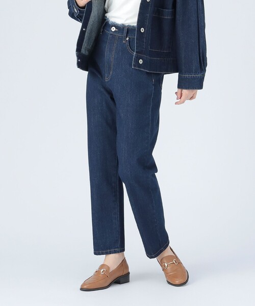 BEAMS HEART（ビームスハート）の「デニム テーパードパンツ（デニムパンツ・レディース・ネイビー/ブラック/ナチュラル・SMALL/MEDIUM）」の21枚目の写真