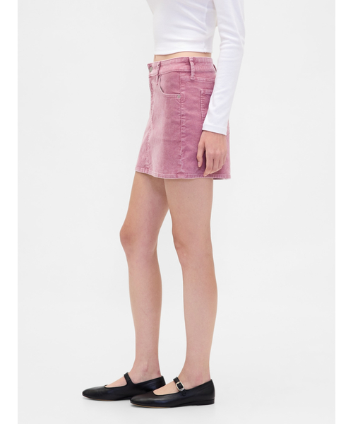 GAP（ギャップ）の「コーデュロイ ミニスカート（デニムスカート・レディース・ピンク・23/24/25/26/27/28/29）」の5枚目の写真