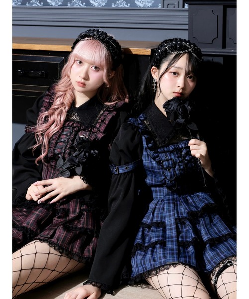 フレアスリーブティアードセットアップ（ワンピース）｜NOEMIE