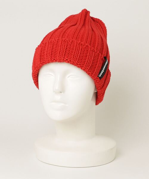 MANASTASH（マナスタッシュ）の「MANASTASH/マナスタッシュ/90'S LOGO BEANIE II/ロゴビーニー（ニットキャップ/ビーニー・メンズ・ブラック/イエロー/パープル/レッド系その他4/ブルー/オリーブ系/その他17・F）」の10枚目の写真