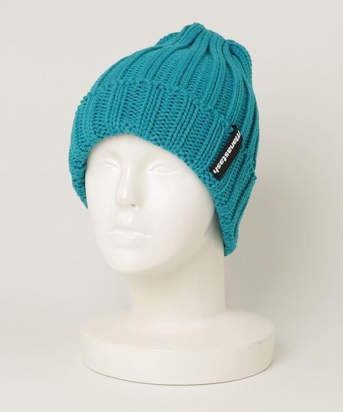 MANASTASH（マナスタッシュ）の「MANASTASH/マナスタッシュ/90'S LOGO BEANIE II/ロゴビーニー（ニットキャップ/ビーニー・メンズ・ブラック/イエロー/パープル/レッド系その他4/ブルー/オリーブ系/その他17・F）」の12枚目の写真