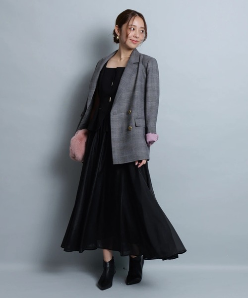 JUSGLITTY チェック柄 テーラードジャケット チェックテーラードジャケット（その他アウター）｜JUSGLITTY