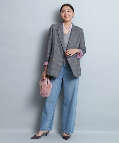 チェックテーラードジャケット（その他アウター）｜JUSGLITTY（ジャス