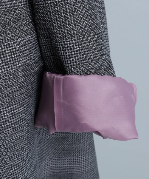 チェックテーラードジャケット（その他アウター）｜JUSGLITTY（ジャス