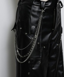 BENUSTA（ベヌスタ）の「A'GEM/9 × .kom 『BENUSTA/ベヌスタ』3 Layer Chain Wallet/3連チェーンウォレット（ウォレットチェーン）」