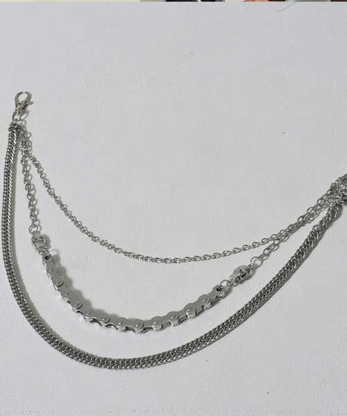 BENUSTA(ベヌスタ)の「A'GEM/9 × .kom 『BENUSTA/ベヌスタ』3 Layer Chain Wallet/3連チェーンウォレット(ウォレットチェーン・メンズ・シルバー・FREE)」の10枚目の写真