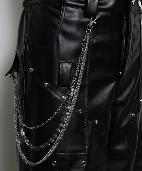BENUSTA(ベヌスタ)の「A'GEM/9 × .kom 『BENUSTA/ベヌスタ』3 Layer Chain Wallet/3連チェーンウォレット(ウォレットチェーン・メンズ・シルバー・FREE)」の7枚目の写真