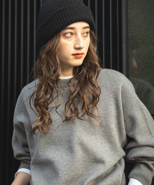 GEORGE'S(ジョージズ)の「スウェットライクニット(ニット/セーター・レディース・グレー/ネイビー/ピンク/ボルドー・SMALL/MEDIUM)」の13枚目の写真