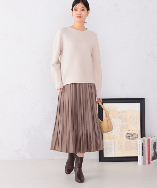 GALLORIA（ギャローリア）の「スパンコール使いニット（ニット/セーター・レディース・ライトグレー/ライトパープル/ネイビー・LL/S/M/L）」の12枚目の写真