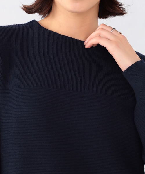 GALLORIA（ギャローリア）の「スパンコール使いニット（ニット/セーター・レディース・ライトグレー/ライトパープル/ネイビー・LL/S/M/L）」の8枚目の写真