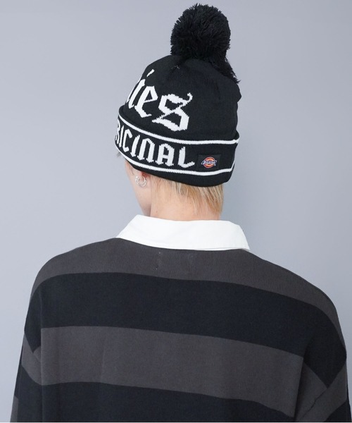 Dickies/ディッキーズ】ジャガードニットキャップ/ボンボン付き/ユニ