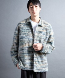 Magine（マージン）の「【SELECT】PF:MOHAIR LIKE MULTI COLOR SHIRTS KNIT/モヘア調マルチカラー シャツニットカーディガン（カーディガン/ボレロ）」