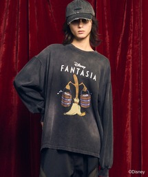 《UNISEX》【MOVIE SERIES】「FANTASIA」- BROOM - Prime-Over Crew Neck Long Sleeve T-Shirt/-ほうき-プライムオーバークルーネックロングスリーブTシャツ【MAISON SPECIAL/メゾンスペシャル】