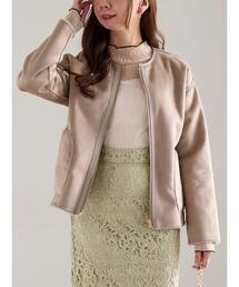 Te chichi | リバーシブルファームートンブルゾン(ブルゾン)