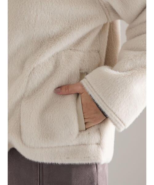 Te chichi（テチチ）の「リバーシブルファームートンブルゾン（ブルゾン・レディース・ベージュ/モカ・F）」の12枚目の写真