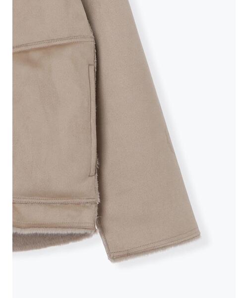 Te chichi（テチチ）の「リバーシブルファームートンブルゾン（ブルゾン・レディース・ベージュ/モカ・F）」の22枚目の写真