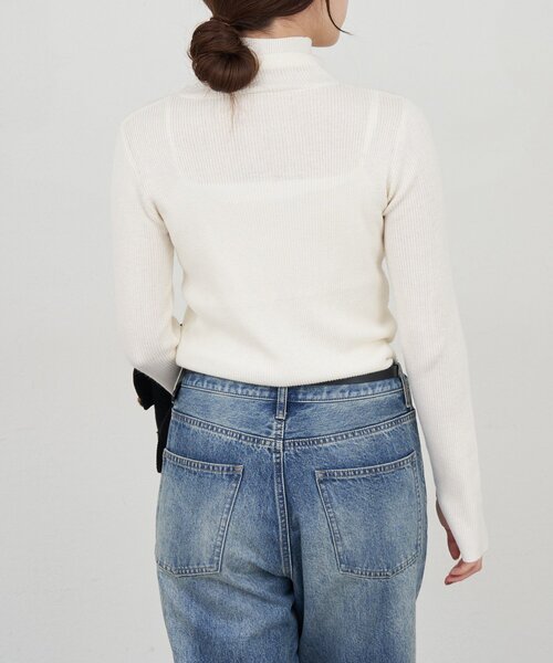 SHENERY(シーナリー)の「ハイネックリブニット(ニット/セーター・レディース・ブラック/グレー/オフホワイト・FREE)」の21枚目の写真