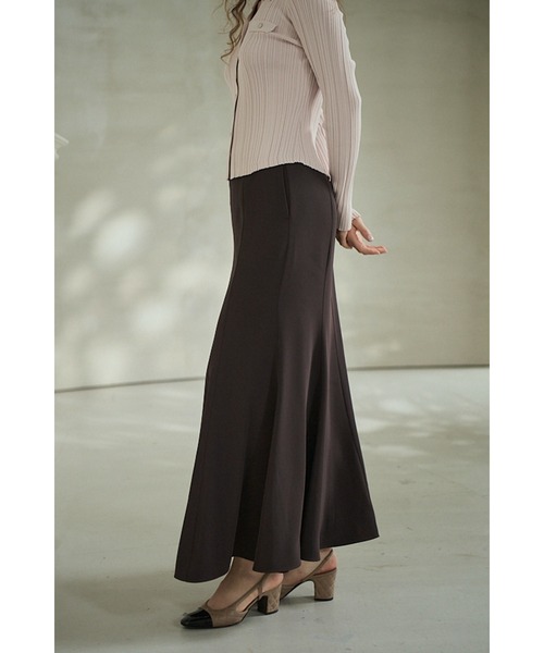 Estella.K(エステラケー)の「Robe Skirt ナローラインロングスカート(スカート・レディース・ブラック/ブラウン・SMALL/MEDIUM)」の8枚目の写真
