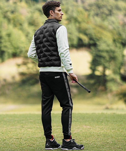 DIVINER GOLF】袖ニット切替圧着キルトダウンブルゾン メンズ ゴルフ