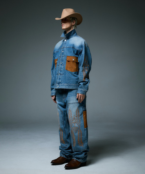 LIBERE（リベーレ）の「LIBERE リベーレ / 1950’s DENIM JACKET ヴィンテージデニムジャケット / 255103-255104（デニムジャケット・メンズ・ブラック/ブルー・SMALL/MEDIUM/LARGE）」の5枚目の写真