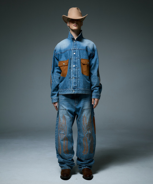 LIBERE（リベーレ）の「LIBERE リベーレ / 1950’s DENIM JACKET ヴィンテージデニムジャケット / 255103-255104（デニムジャケット・メンズ・ブラック/ブルー・SMALL/MEDIUM/LARGE）」の4枚目の写真