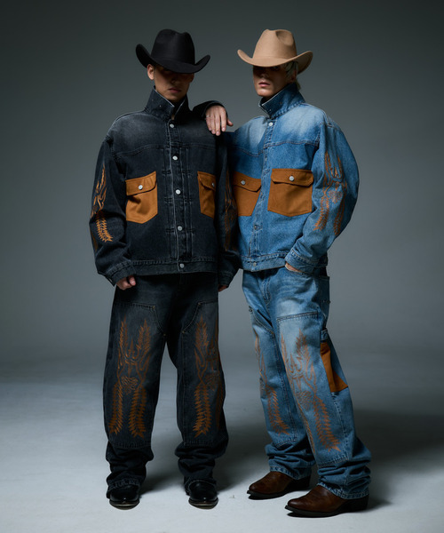 LIBERE（リベーレ）の「LIBERE リベーレ / 1950’s DENIM JACKET ヴィンテージデニムジャケット / 255103-255104（デニムジャケット・メンズ・ブラック/ブルー・SMALL/MEDIUM/LARGE）」の3枚目の写真