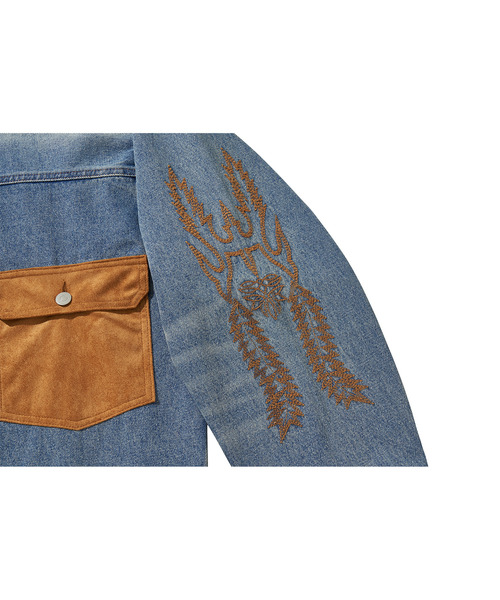 LIBERE（リベーレ）の「LIBERE リベーレ / 1950’s DENIM JACKET ヴィンテージデニムジャケット / 255103-255104（デニムジャケット・メンズ・ブラック/ブルー・SMALL/MEDIUM/LARGE）」の11枚目の写真