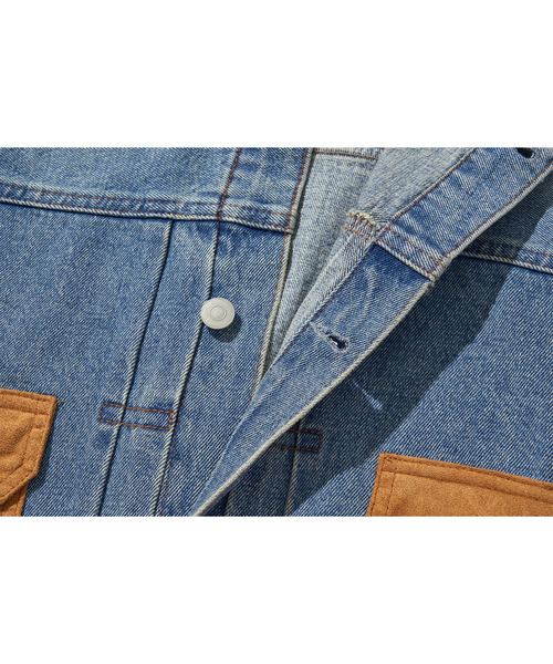 LIBERE（リベーレ）の「LIBERE リベーレ / 1950’s DENIM JACKET ヴィンテージデニムジャケット / 255103-255104（デニムジャケット・メンズ・ブラック/ブルー・SMALL/MEDIUM/LARGE）」の13枚目の写真