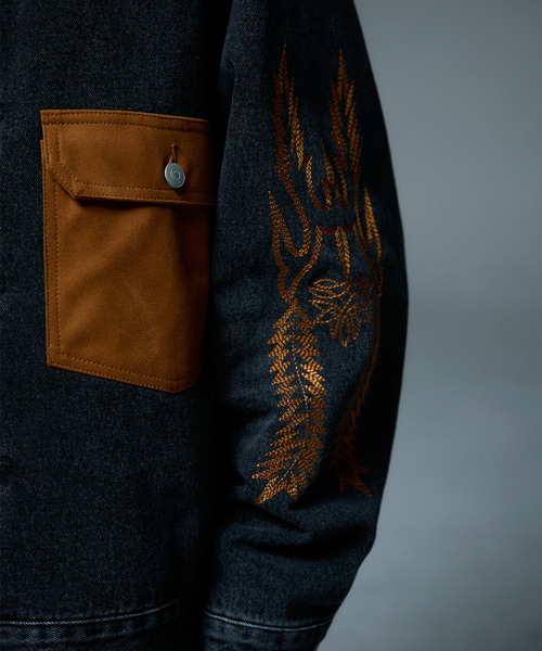 LIBERE（リベーレ）の「LIBERE リベーレ / 1950’s DENIM JACKET ヴィンテージデニムジャケット / 255103-255104（デニムジャケット・メンズ・ブラック/ブルー・SMALL/MEDIUM/LARGE）」の20枚目の写真