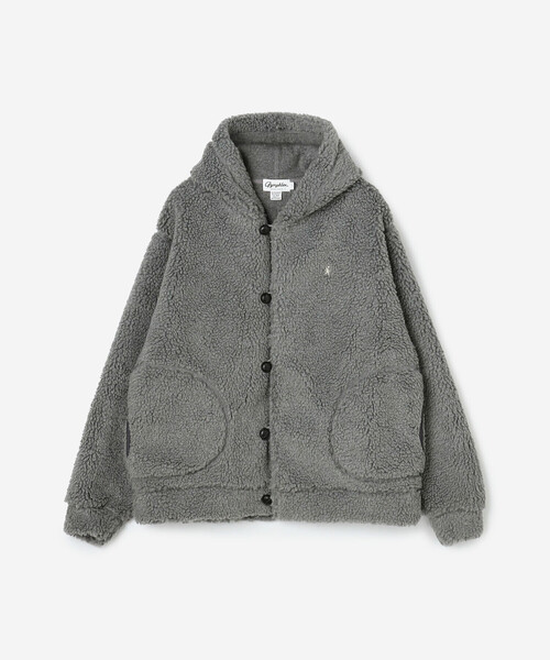 GYMPHLEX（ジムフレックス）の「Gymphlex | ボア フードジャケット MEN（その他アウター・メンズ・ベージュ系その他/グレー系その他・M/L）」の3枚目の写真