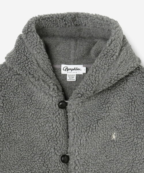 GYMPHLEX（ジムフレックス）の「Gymphlex | ボア フードジャケット MEN（その他アウター・メンズ・ベージュ系その他/グレー系その他・M/L）」の5枚目の写真