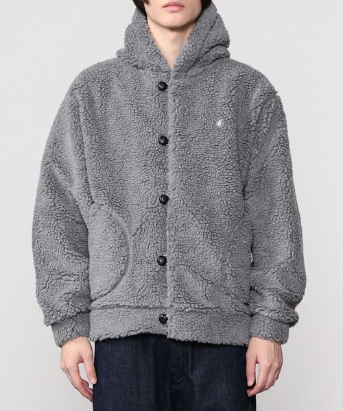 GYMPHLEX（ジムフレックス）の「Gymphlex | ボア フードジャケット MEN（その他アウター・メンズ・ベージュ系その他/グレー系その他・M/L）」の12枚目の写真