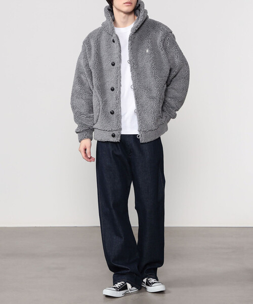 GYMPHLEX（ジムフレックス）の「Gymphlex | ボア フードジャケット MEN（その他アウター・メンズ・ベージュ系その他/グレー系その他・M/L）」の16枚目の写真