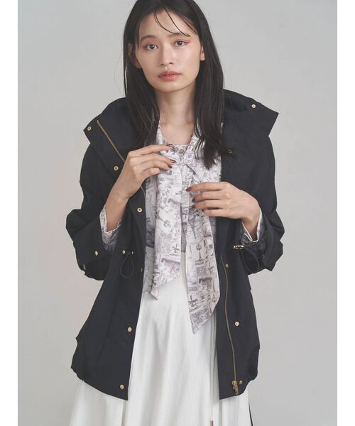 TONAL（トーナル）の「Parisモチーフボウタイブラウス（シャツ/ブラウス・レディース・ベージュ/ネイビー・MEDIUM）」の14枚目の写真