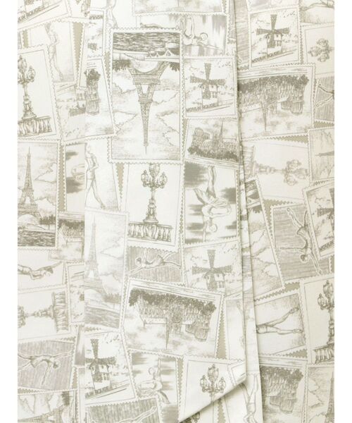 TONAL（トーナル）の「Parisモチーフボウタイブラウス（シャツ/ブラウス・レディース・ベージュ/ネイビー・MEDIUM）」の17枚目の写真
