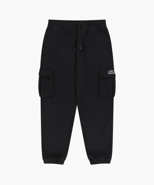 HDEX（エイチデックス）の「エッセンシャルカーゴジョガースウェットパンツ（ブラック）（スウェットパンツ・メンズ・ブラック・LARGE/X-LARGE/XX-LARGE/MEDIUM）」の2枚目の写真